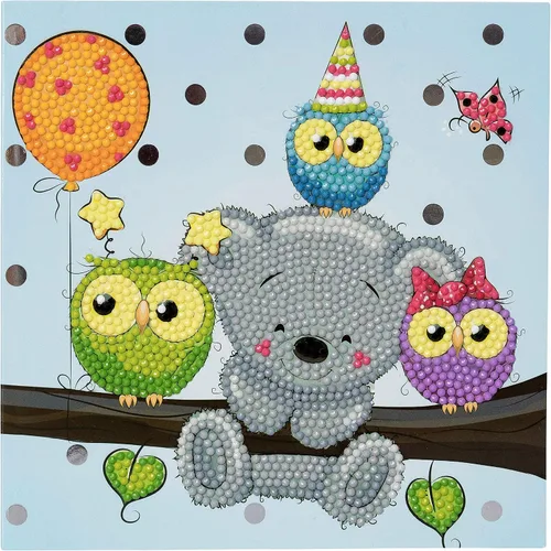Vista 10 de CRYSTAL ART Kit de tarjetas de león en reposo 7.1 x 7.1 in