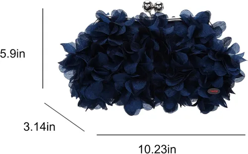 Vista 6 de Fawziya Carteras con corte floral para mujer, bolsos y embragues de noche