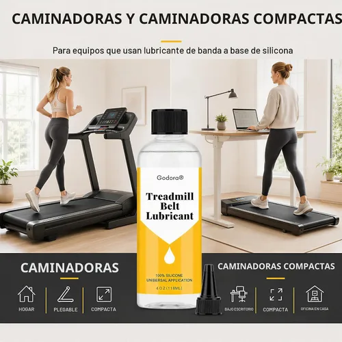 Vista 8 de Lubricante de silicona 100% de alta calidad, 4 onzas para lubricación de cinta de correr, aceite lubricante fácil de aplicar, adecuado para casi