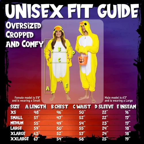 Vista 4 de Adult Onesie Halloween Costume - Animal and Sea Creature - Plush One Piece Cosplay Suit for Adults, Women and Men FUNZIEZ!