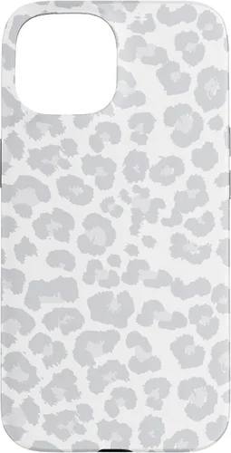 Vista 6 de Blanco Gris Guepardo Estampado De Leopardo Animal Skin Lindo Moda Caso Para iPhone 17