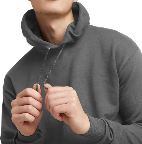 Vista 4 de Hanes mens Ecosmart Hoodie, Midweight Fleece Sweatshirt, Pullover Hooded Sweatshirt for Men