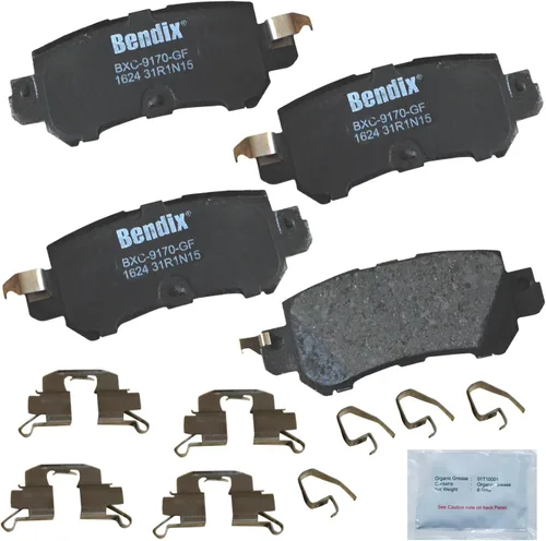 Vista 311 de Bendix Priority1 CFC154 - Juego de pastillas de freno de disco para Avanti II, Century, LeSabre, Regal, Riviera, chasis comercial, DeVille