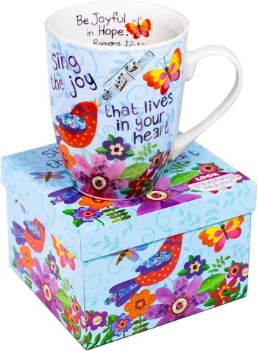 Vista 6 de Divinity Boutique 22188 Tazas de cerámica en caja, 1 unidad (paquete de 1), Gato de otoño