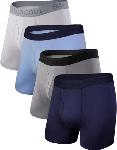 Vista 12 de BAMBOO COOL Calzoncillos tipo bóxer ultra suaves para hombre, paquete
