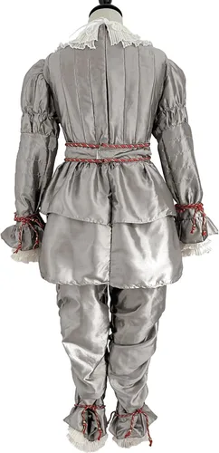 Vista 3 de Scary IT Clown Costume for Kids and Adults Halloween Cosplay Outfit