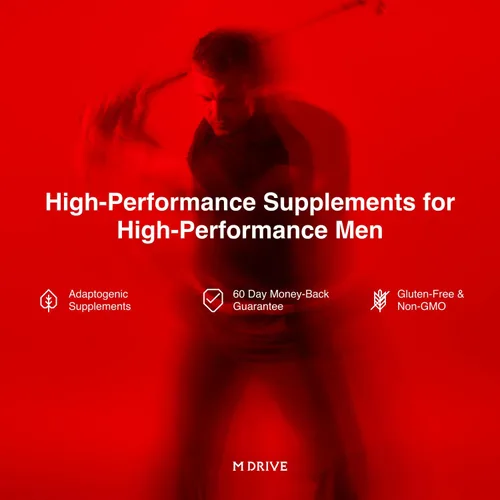 Vista 8 de Mdrive Refuerzo clásico de testosterona para hombres, apoya la próstata saludable, ojos, articulaciones, energía, alivio del estrés, Ashwagandha