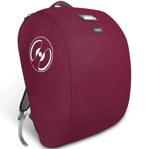 Vista 11 de YOREPEK Bolsas acolchadas para asiento de automóvil para viajes aéreos, se adapta al asiento de automóvil Doona con base isofix, mochila resistente