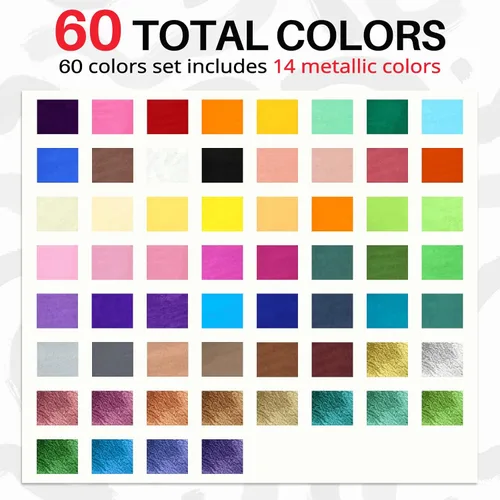 Vista 8 de SFAIH 36 marcadores de pintura acrílica vibrantes, cobertura ultra alta, bolígrafo de pintura fina de 0.04 a 0.079 pulgadas para cualquier
