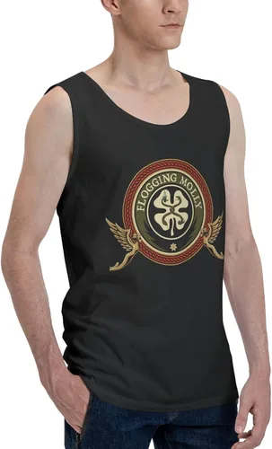 Vista 3 de SKYJUNOJN Hombre Muscle Tank Tops Camiseta Moda Festival de Música sin mangas Camiseta
