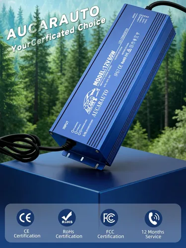 Vista 8 de Fuente de alimentación impermeable IP67 para controlador LED, 60 vatios/5A/5.91 pies, 110 V CA a 12 V CC, adaptador de transformador de bajo voltaje