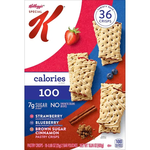 Vista 9 de Special K Paquete variado, patatas fritas de canela, fresa y arándano, 36
