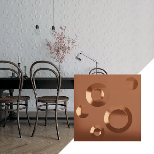 Vista 22 de Ekena Millwork WP12X12COWH Cole EnduraWall - Paneles decorativos de pared 3D de 11 7/8 pulgadas de ancho x 11 7/8 pulgadas de alto, color blanco