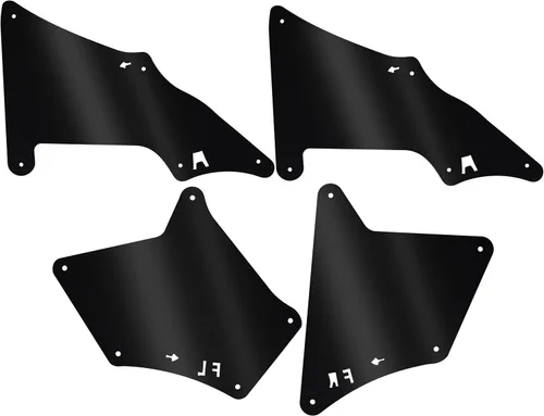 Vista 7 de ECOTRIC Protector contra salpicaduras compatible con Toyota 4 Runner 2003-2022 2007-2014 FJ Cruiser 2003-2020 Land Cruiser 2003-2020 Lexus GX460