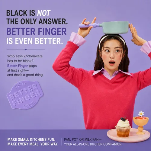Vista 8 de Better Finger - Mini wok de 7 pulgadas con 2 boquillas de vertido, sartén para leche con revestimiento de cerámica antiadherente de 2.2 cuartos
