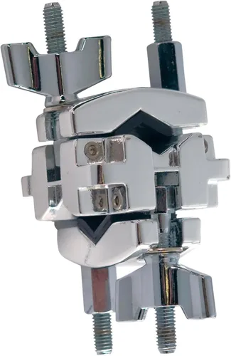Vista 6 de Gibraltar Abrazadera múltiple de 2 vías para soportes de tambor y platillo, 1 paquete, abrazadera versátil de liberación rápida con diseño
