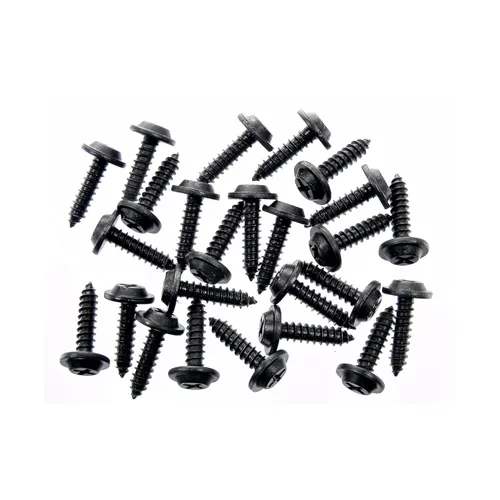 Vista 9 de Retro-Motive Negro #8 x 1-1/4" Phillips Flat Top Trim Tornillos - Compatible con Ford Truck- Qty.25- #968