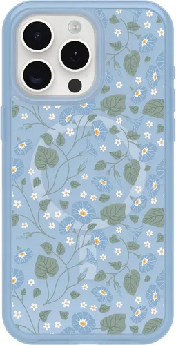 Vista 19 de OtterBox - Funda transparente para iPhone 15 Pro Max Symmetry Series, polvo de estrellas (transparente/plateado), se ajusta a MagSafe, ultra suave