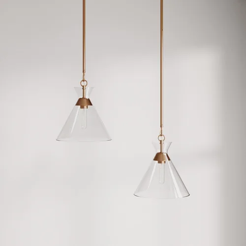 Vista 18 de Nathan James Leigh Iluminación Colgante, Luz Colgante de Techo Negra con Pantalla de Vidrio de Gran Tamaño y Cable Ajustable, para Isla de Cocina