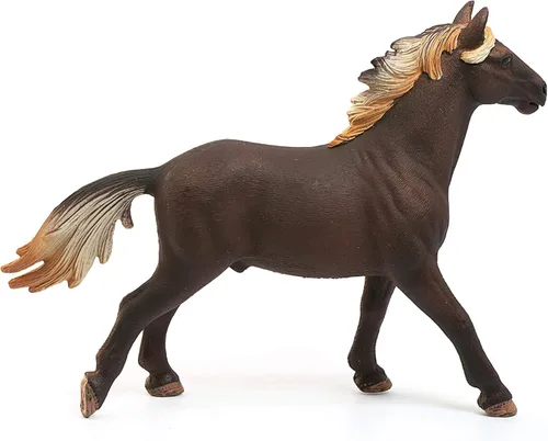 Vista 2 de Schleich Farm World Tinker Stallion - Figura de caballo educativa para niños.