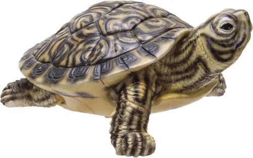 Vista 4 de Pacific Giftware Figura realista de resina de tortuga de vientre amarillo