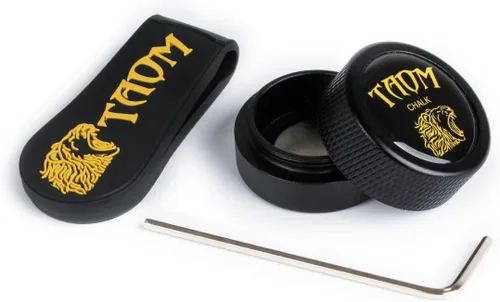 Vista 20 de TAOM - Soporte para tiza de billar, herramienta práctica redonda, accesorios de billar, mini estuche magnético para punta de tiza, contenedor