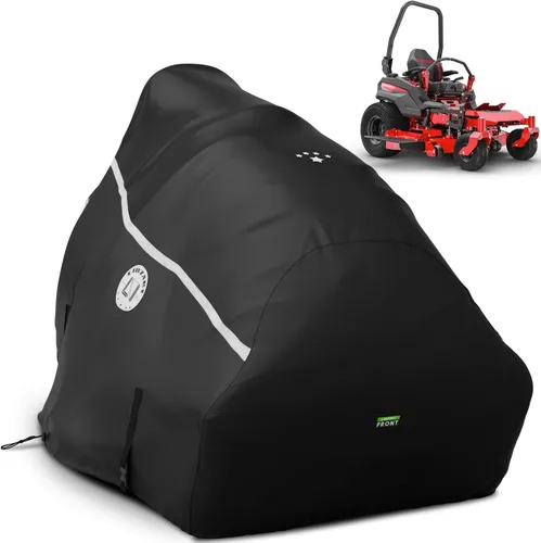 Vista 12 de Funda para tractor de césped de 420D, cubierta impermeable para tractor resistente, se adapta a cubiertas de hasta 54", ajuste universal para John