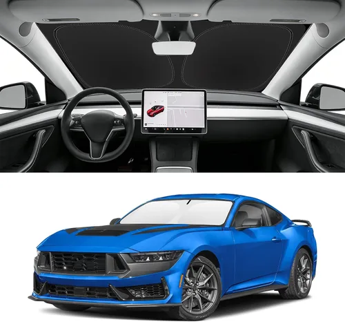 Vista 48 de Parasol plegable para parabrisas visor solar para ventana frontal accesorios de automóvil