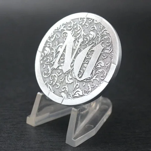 Vista 4 de Novedad Decision Maker Flipping Coins SÍ NO Moneda de desafío