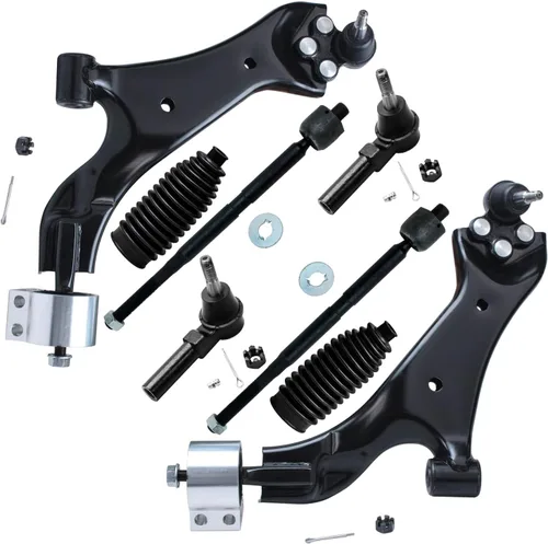 Vista 398 de Detroit Axle - Kit de brazos de control de extremo de 8 piezas para Toyota 2001-2003 Highlander 2002-2003 Camry Lexus ES300, 2 conjuntos de brazos