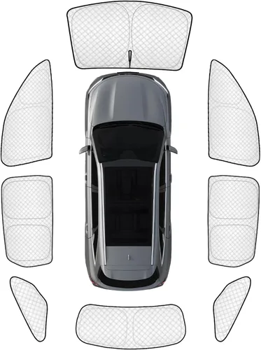 Vista 95 de KMF 6 piezas de parasoles gruesos para Mazda 3 Hatchback (No Sedán) 2014-2018 Accesorios, parasoles completos para parabrisas y ventanas de coche