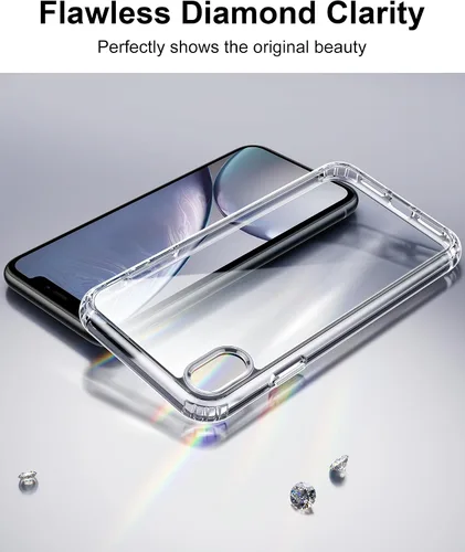 Vista 293 de HOOMIL Funda para iPhone 7 Plus/iPhone 8 Plus de 5.5 Pulgadas, sin amarillamiento, protección contra caídas, cubierta trasera dura transparente