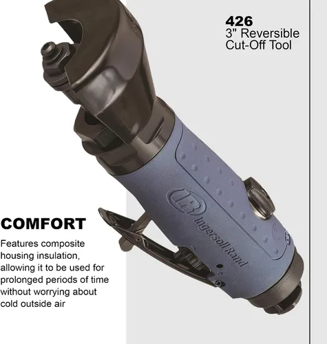 Vista 4 de Ingersoll Rand 426 Air - Herramienta de corte reversible, 20.000 rpm, incluye 5 ruedas de corte Features 20,000 rpm and reversible cutting