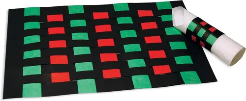 Vista 5 de Creativity Street Wet N' Stick - Cinta de arte, 10 colores surtidos, 1-1/2 pulgadas x 250 pies, 10 rollos