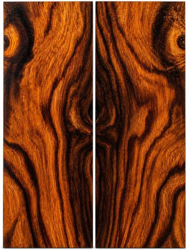 Vista 23 de IECAP LLC Paneles de madera a espejo de madera de palo negro africano para mango de cuchillo – Materiales para mango de cuchillo – Escalas