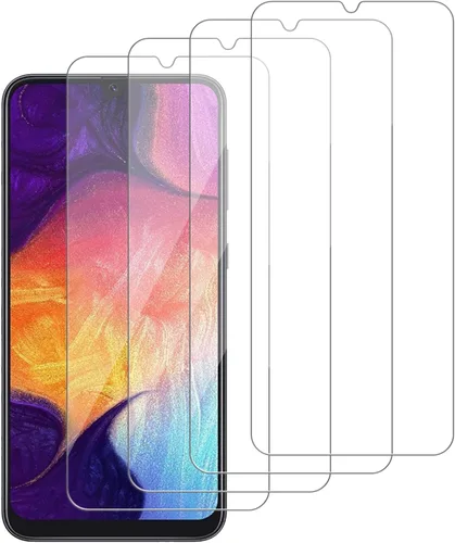 Vista 12 de Paquete de 4 protectores de pantalla de vidrio compatibles para Samsung Galaxy A07 5G / 4G [dureza 9H] - Vidrio templado de pantalla HD, resistente