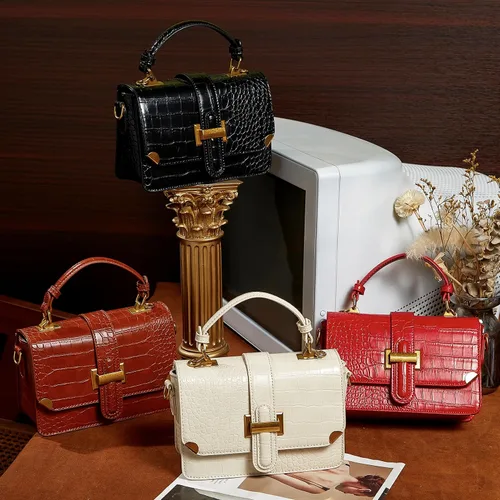 Vista 7 de LL LOPPOP Bolsos de hombro con asa superior para mujer, elegantes y pequeños, de cuero, estilo cartera