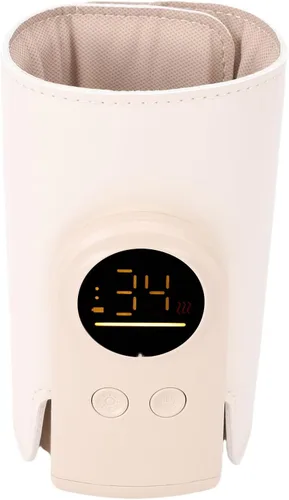 Vista 6 de Calentador de biberones, temperatura constante, calentadores portátiles de leche para bebés, botella eléctrica, manga cálida para viajes al aire