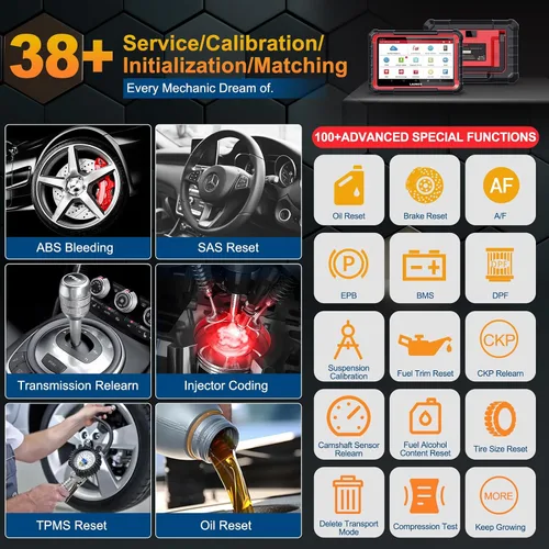 Vista 5 de LAUNCH X431 PRO Elite 2026 Nueva herramienta de escaneo bidireccional, más de 38 servicios, código ECU, escáner de diagnóstico de sistema completo