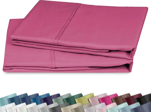 Vista 37 de Fundas de almohada de algodón de 400 hilos 13 - Azul índigo polvoriento