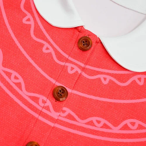 Vista 4 de Traje de cosplay Mei para niñas, 2 piezas, tops y falda de moda para niños