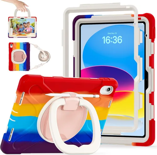 Vista 16 de Funda para iPad de 11ª Generación 11" (A16) 2025, iPad de 10ª Generación 10.9" 2022, Funda a Prueba de Golpes para Niños con Protector de Pantalla