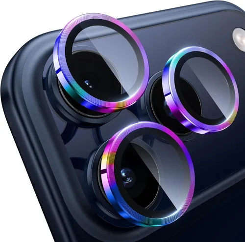 Vista 24 de WSKEN Protector de lente de cámara para iPhone 16 Pro/iPhone 16 Pro Max - [Modelo de disparo original] Protector de pantalla de cámara de vidrio