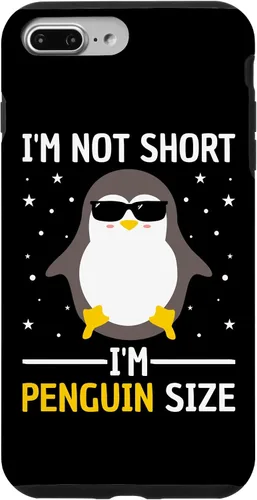 Vista 12 de I'm Not Short I'm Penguin Size Men Women Funny Penguin Lover Case for iPhone 17