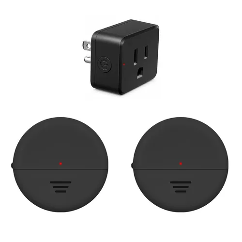 Vista 73 de Remote Switch Outlet,NineLeaf Remote Control Outlet Plug with Switch Wireless On/Off Light Switches Wall Mounted,15A/1500W LED,TUV List,No Wiring