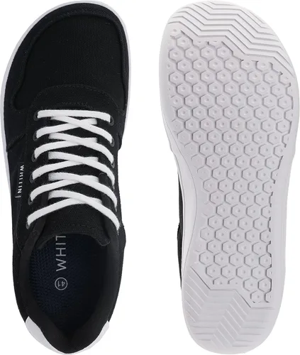 Vista 5 de WHITIN Men's Wide Toe Box Barefoot Shoes Canvas Minimalist Sneakers Zero Drop Sole