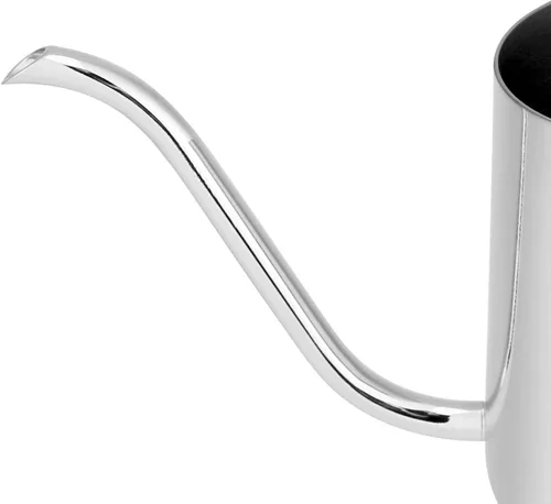 Vista 8 de 8.5 fl oz/11.8 fl oz verter sobre tetera de café, tetera de cuello de cisne, cafetera de acero inoxidable con boquilla larga de cuello de cisne