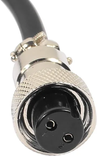 Vista 2 de uxcell GX12 2 clavijas doble cabeza hembra Aviación Socket conector cable eléctrico 6.6 ft