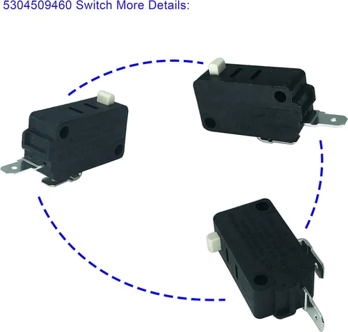 Vista 4 de LONYE 5304509459 & 5304509460 Reemplazo del interruptor de puerta de microondas para Frigidaire Electrolux Microondas 5304464098 AP6230614