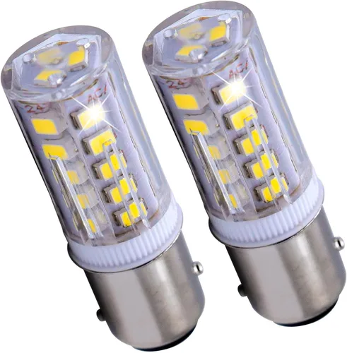 Vista 10 de HQRP BAY15d Bombilla LED de repuesto para bombilla Ancor Marine 529340 529341 521158 521162 521166 529344 base de índice de contacto doble, 33LED